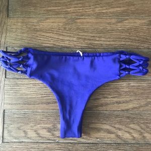 Blue Bikini Bottoms